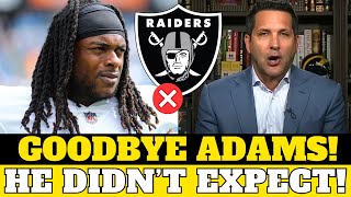 ⚫BREAKING RAIDERS ANNOUNCE UNEXPECTED DEPARTURE OF DAVANTE ADAMS AND SHOCKS EVERYONE RAIDERS NEWS [upl. by Ayanet]