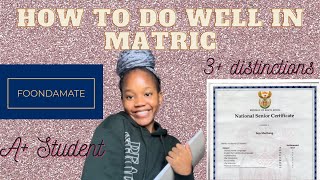 How To Do Well In MatricGet 3 Or More Distinctions [upl. by Eidnarb]