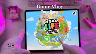 Toca Boca Vlog  Rich Family Night Routine 🌙  Toca Life World  Game Vlog 👾  iPad Pro [upl. by Amaris]