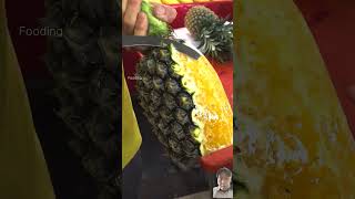 I LOVE PINEAPPLE 🍍🍍🍍 pineapple fruit fruitcutting fruitcarving shortvideo shorts short [upl. by Mitchell114]