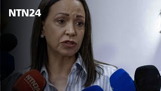 María Corina Machado asegura que Maduro recibirá quotsalvoconductosquot para dejar poder [upl. by Anahsirk]