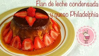 Flan de leche condensada y queso Philadelphia en olla rápida  Mi tarta preferida [upl. by Atwekk]