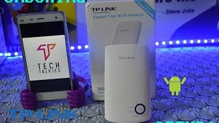 TP Link 300 Mbps WiFi Range Extender Unboxing Easy Setup [upl. by Amabil313]