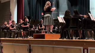 Kreps Middle School Winter Concert Concert Band [upl. by Akenn511]