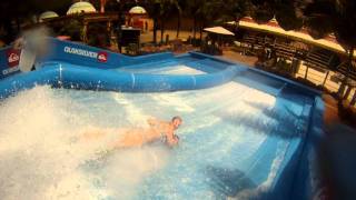 Kates Flowrider experience [upl. by Oirobil]