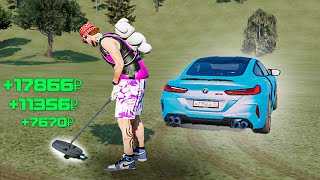 YANGI ISHDA QANCHA PUL TOPSA BOLADI GTA 5 CRMP MOY DOM [upl. by Aniles]