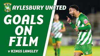 GOALS ON FILM  Aylesbury United 20 Kings Langley  French and Kassim dethrone the Kings [upl. by Bringhurst]