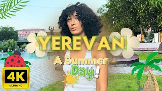 Walking Tour in Yerevan Armenia 🇦🇲  A Summer Day  August 2024  4K 60FPS [upl. by Dorthy552]