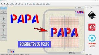 Encore Une Possibilité de Texte avec Inkscape pour numériser avec Exubérance et Artistic Digitizer [upl. by Clayton]