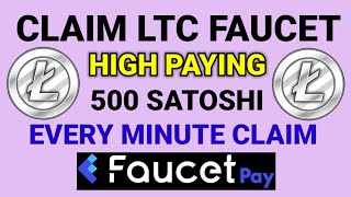 ltc faucet claim  btc mining free  trx mining site  paying faucetpay [upl. by Inalak167]