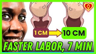 How to DILATE Cervix Faster 7 min Workout by a DOCTOR Induce Labor NATURALLY SPEED up Labor S1 E5 [upl. by Hart]