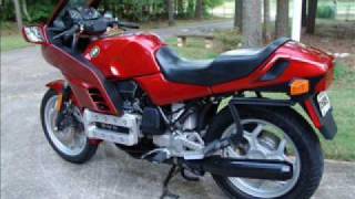 BMW K100RS Motorcycle Loud Luftmister Pipe 1986 [upl. by Elaval]