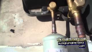 Brand New Air Conditioner Overheating AC Not Cooling Leaking Freon Refrigerant Gas Charge Plus Oil [upl. by Marinna306]