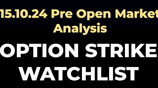 151024TODAY BEST OPTION STRIKE WATCHLIST [upl. by Rokach]