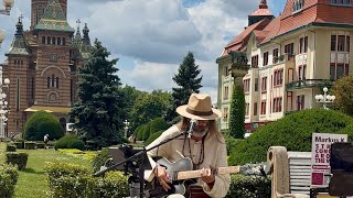 Busking in Timisoara Romania  ‘Gypsy Queen’ amp ‘In Awe’ [upl. by Toshiko]