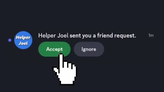 How To Accept Friend Requests On Discord Mobile 2024 [upl. by Nwahsyd]