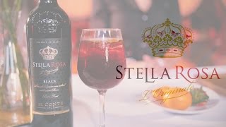 Stella Rosa Black Tie Affair Cocktail Recipe  STELLA ROSA TV [upl. by Atimed]