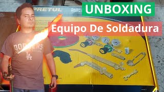 🔥🌡️Unboxing de quipo de Soldadura AUTOGENA [upl. by Nnaycnan]