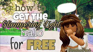 How to look like you have the Glimmering Light halo for FREE outfit hack  Royale high  Roblox [upl. by Bollen46]