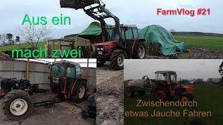 FarmVlog21 die Trennung vom Argon und etwas Jauche fahren selbst gebauter Schleppschlauch [upl. by Nohsal]