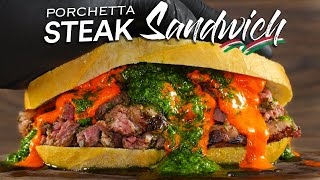 Sandwich Battle OldSchool Porchetta vs 2024 Steakchetta [upl. by Leslee]