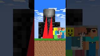 Hide and Seek Alien Challenge Roblox Noob vs Minecraft Noob [upl. by Ecnarf]