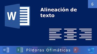 ALINEAR y JUSTIFICAR texto en Word [upl. by Heiskell]