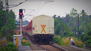 Kochuveli  Bhavnagar Express skipping the Most Peaceful Munroe Island [upl. by Lorn440]