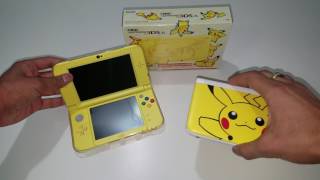 New 3DS XL Pikachu Yellow Edition Unboxing [upl. by Tryck189]