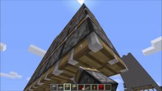 Portcullis gate castle gate 5x5  Minecraft up to 118 Redstone tutorial [upl. by Etteneg779]