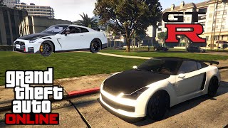 Turning the Elegy RH8 into a Nissan GTR Nismo Special Edition  real life car builds GTA ONLINE [upl. by Ettennad456]