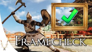 For Honor  EARLY ACCESS  Varangian Guard Framecheck  ANTI BIG HITBOX HERO [upl. by Fafa]