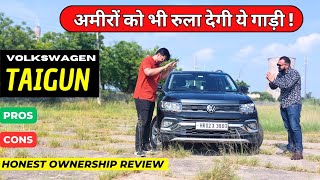 New Volkswagen Taigun 2024  Ownership Review  VW Taigun Pros And Cons [upl. by Kciremed]