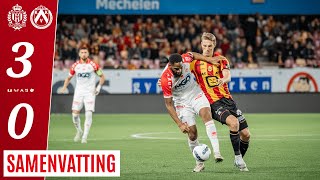 Speeldag 11  KV Mechelen  KV Kortrijk 30 [upl. by Gulgee]