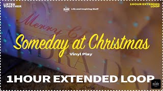 ⏰1hour ✨Stevie Wonder Andra Day  Someday At Christmas  Vinyl Play [upl. by Ettenuahs434]