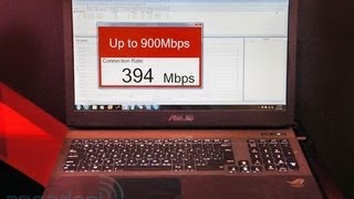 Asus amp Broadcom 80211ac WiFi Review Engadget [upl. by Crissie]