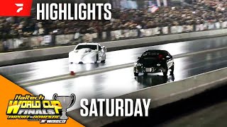 World Cup Finals Import vs Domestic Saturday Qualifying amp E1  Drag Racing Highlights 11224 [upl. by Ahsya]