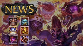 Taric Rework Teaser amp Viele Skins  LoL News S6 04  League of Legends German Deutsch [upl. by Esylle]