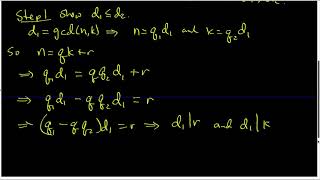 39 proof of Euclidean algorithm for finding gcds [upl. by Hoes]