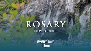 Rosary from Lourdes  09102024 [upl. by Cirred]