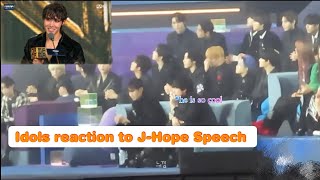 Idols reaction to BTS winning Artist of the year at MAMA 2022 [upl. by Gamin906]