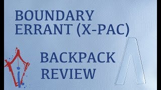 Boundary Supplys Errant Backpack and CB1 Photo Insert [upl. by Caitrin]