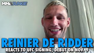 Reinier de Ridder Explains UFC Signing Eyes Dricus Du Plessis Israel Adesanya Sean Strickland [upl. by Shea]