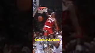 Hakeem Olajuwon’s Legendary Footwork  The Dream’s Masterclass Moves 🔥💯 Hakeem Olajuwon NBA [upl. by Llertnahs704]