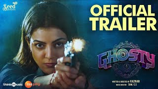 Ghosty Official Trailer  Kajal Aggarwal KSRavikumar Yogi Babu  Sam CS  Kalyaan Seed Pictures [upl. by Anahahs]