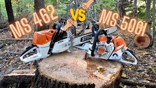 STIHL MS 500i vs STIHL MS 462 [upl. by Andriana]