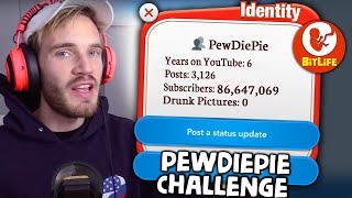 The PewDiePie Challenge in Bitlife  how many followers can we get [upl. by Ivers]