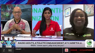 RADO hosts athlete engagement at CARIFTA 51  SportsMax Zone [upl. by Joela]