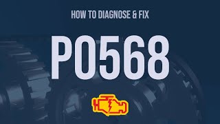 How to Diagnose and Fix P0568 Engine Code  OBD II Trouble Code Explain [upl. by Henrieta]