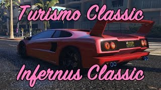 GTA Online Turismo Classic amp Infernus Classic [upl. by Norehs]